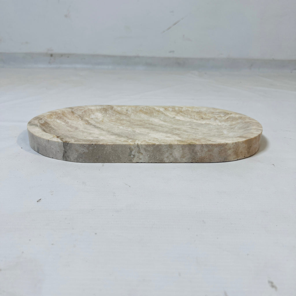 Serene Edge Travertine Tray
