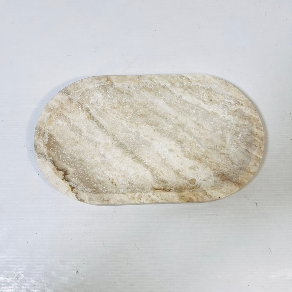 Serene Edge Travertine Tray