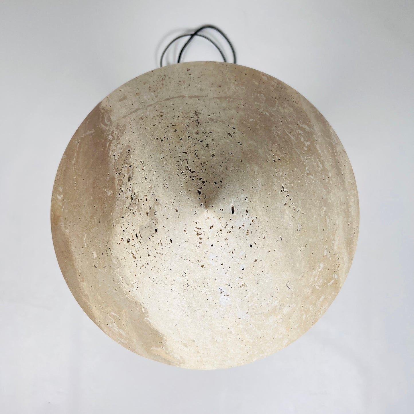 Travertine Cone Table Lamp