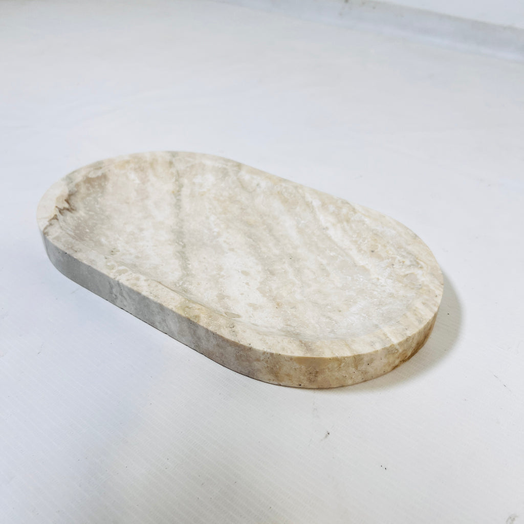 Serene Edge Travertine Tray