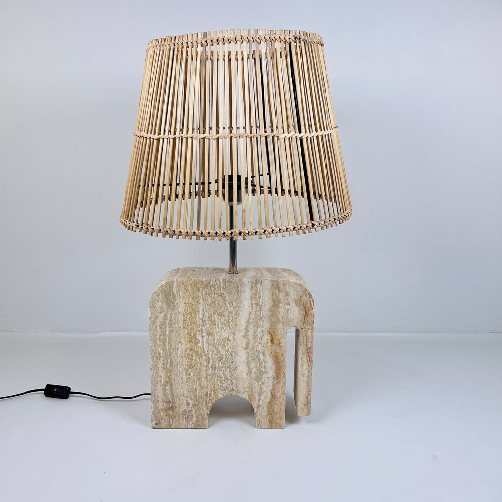 Elephant Stoned Table Lamp