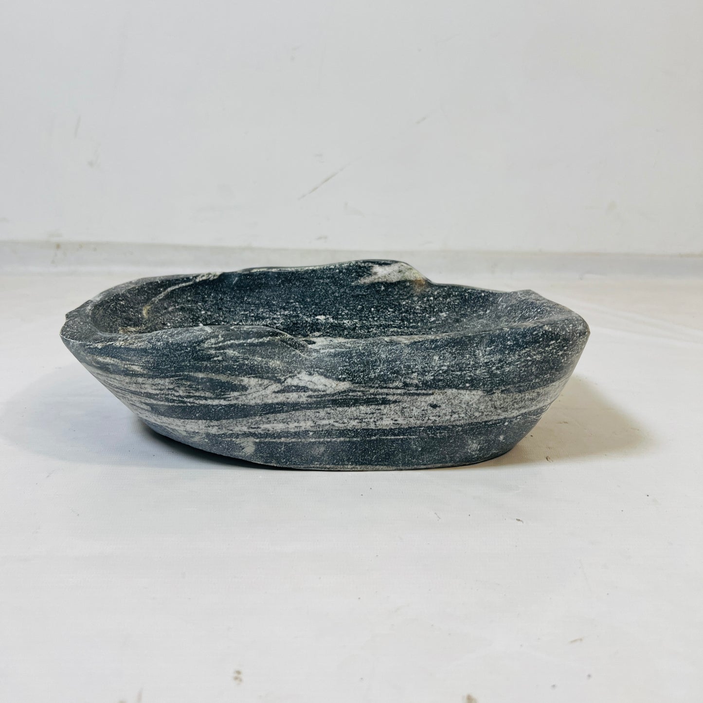 Worn Stone Bowl - Riverstone