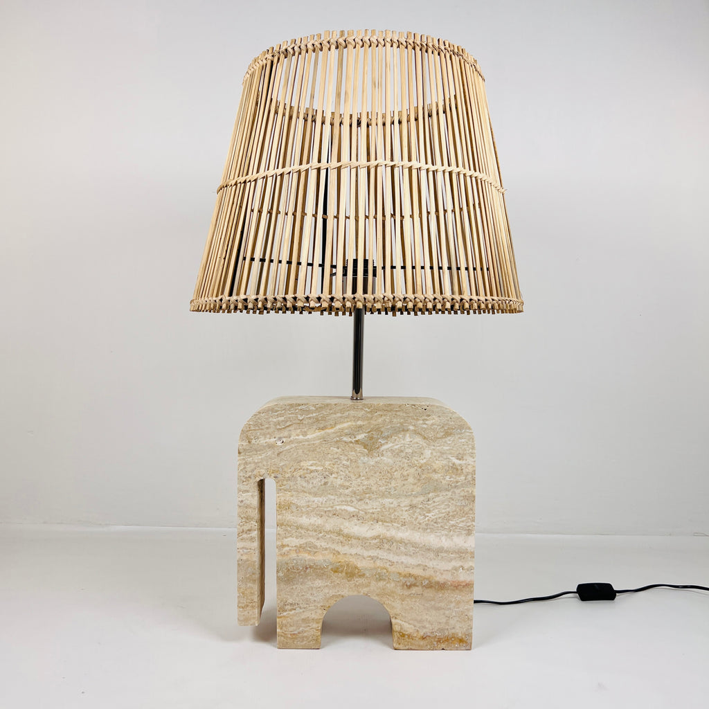 Elephant Stoned Table Lamp