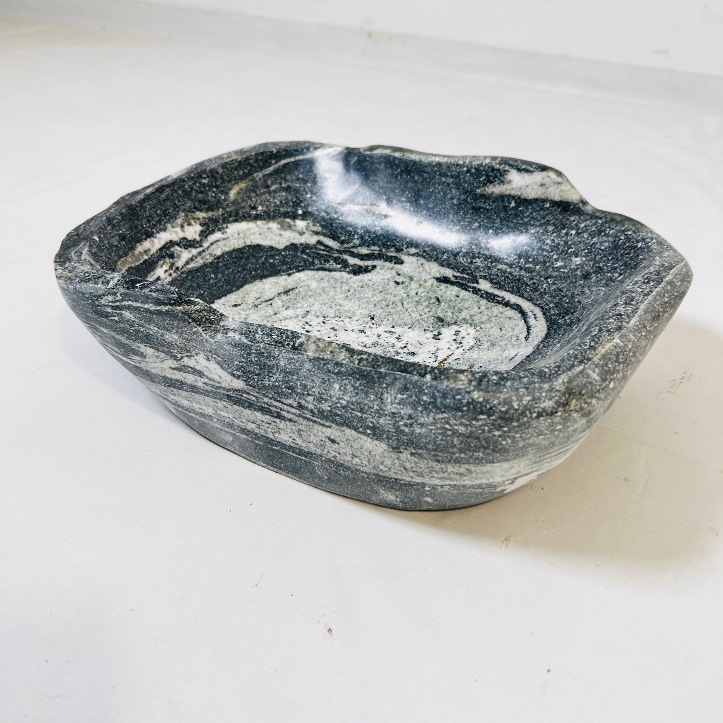 Worn Stone Bowl - Riverstone