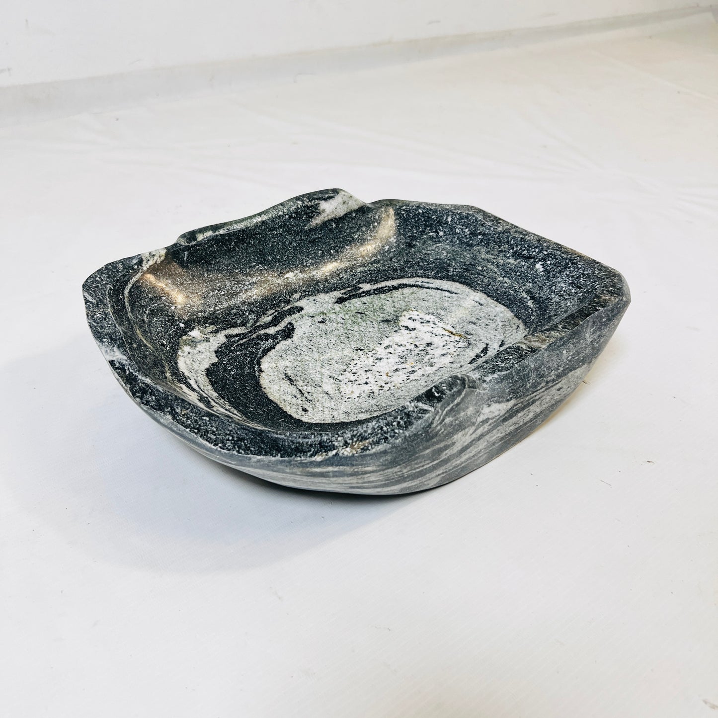 Worn Stone Bowl - Riverstone