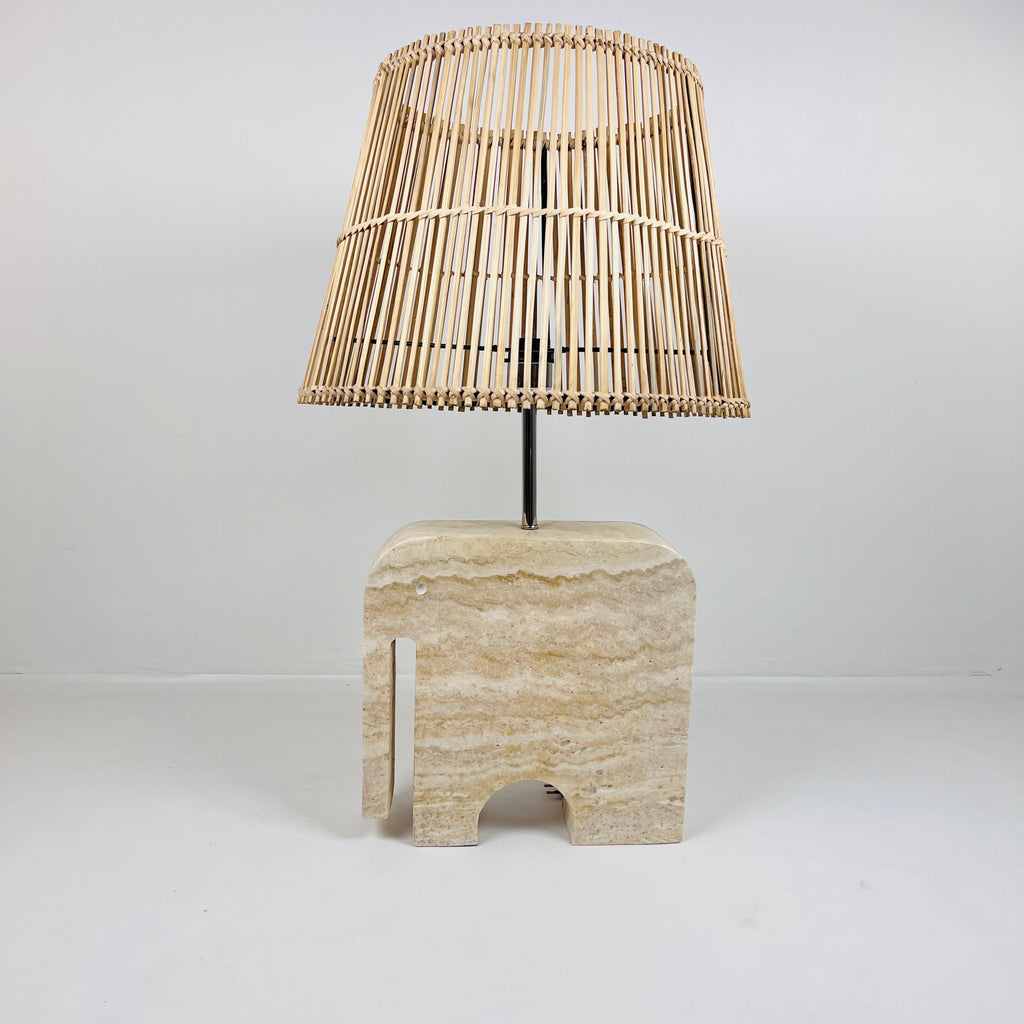 Elephant Stoned Table Lamp