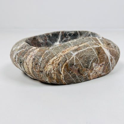Brown Webbed Ash Tray - Riverstone