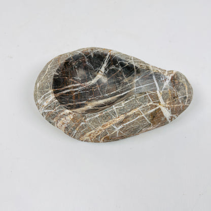 Brown Webbed Ash Tray - Riverstone