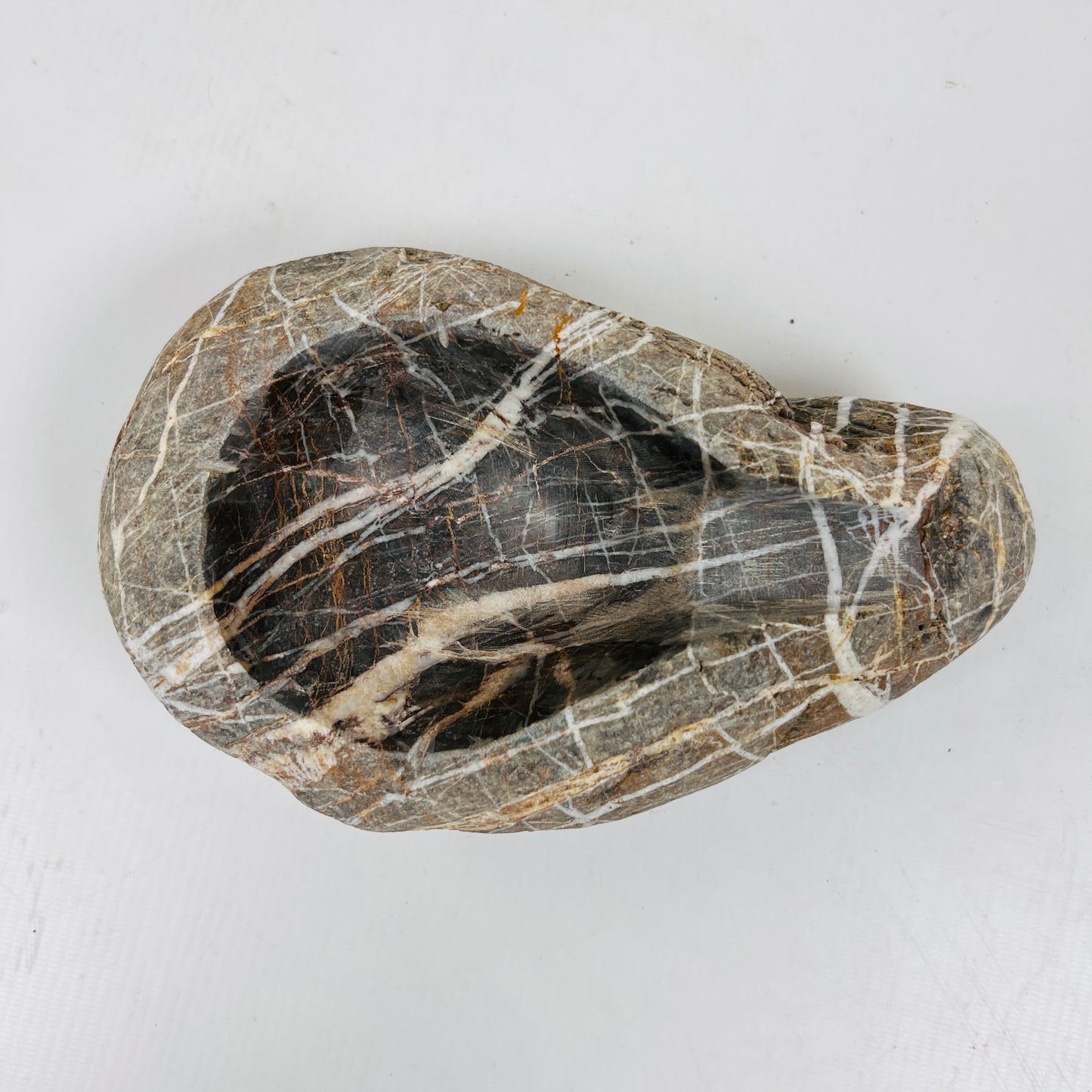 Brown Webbed Ash Tray - Riverstone