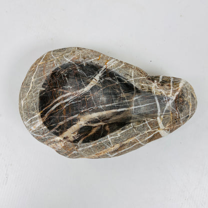 Brown Webbed Ash Tray - Riverstone