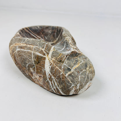 Brown Webbed Ash Tray - Riverstone