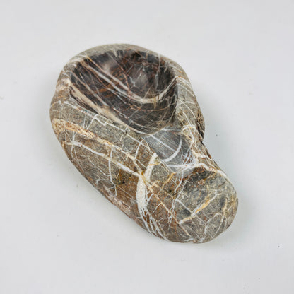 Brown Webbed Ash Tray - Riverstone
