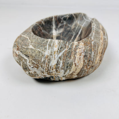 Brown Webbed Ash Tray - Riverstone