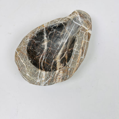 Brown Webbed Ash Tray - Riverstone