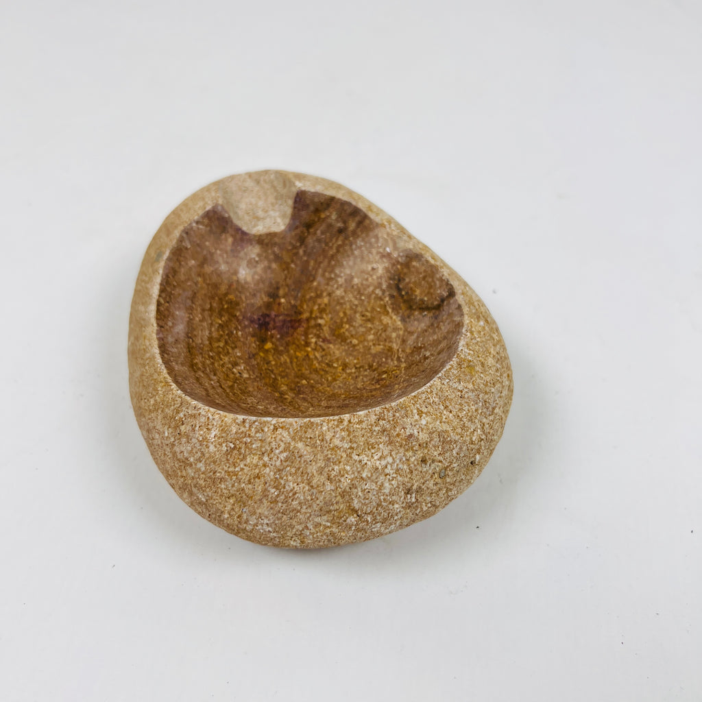 River Stone Brown Grazed Ash Tray