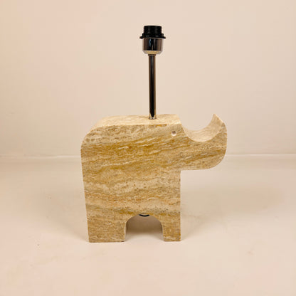 Rhinocerus Lamp - Travertine