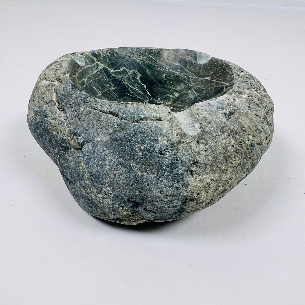 River Stone Lime And Blue Webbed Ash Tray