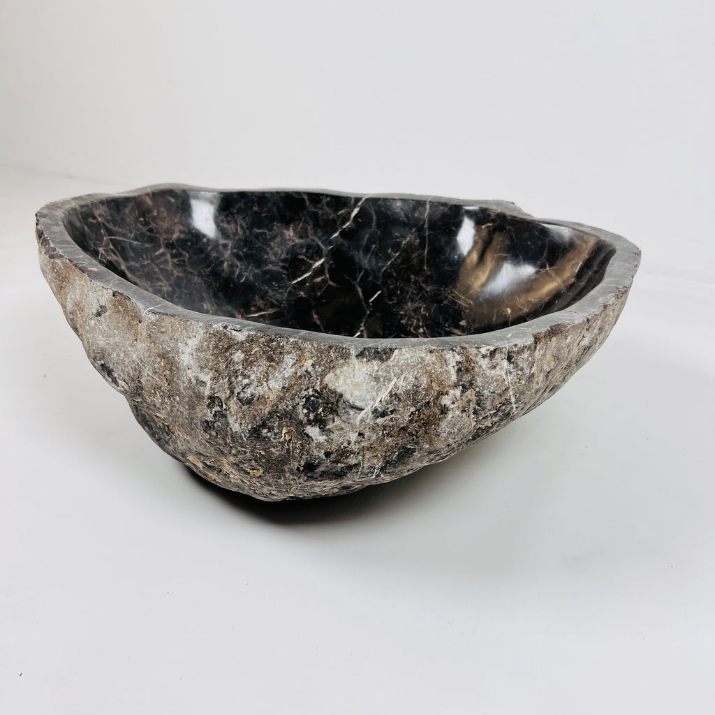 Golden Webbed River Stone Sink