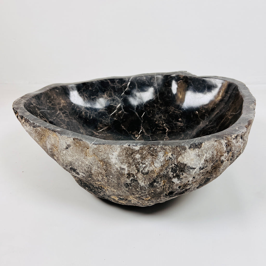 Golden Webbed River Stone Sink