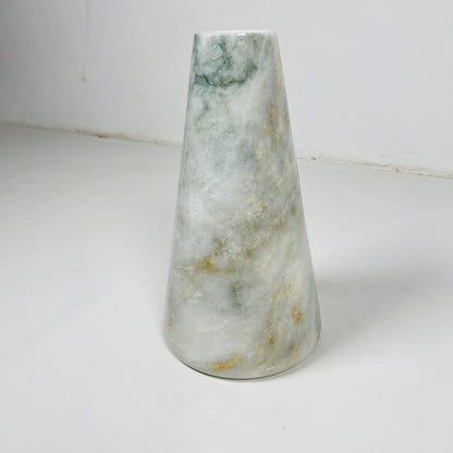 Funnel Vase - Cheetah White