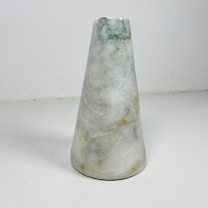 Funnel Vase - Cheetah White