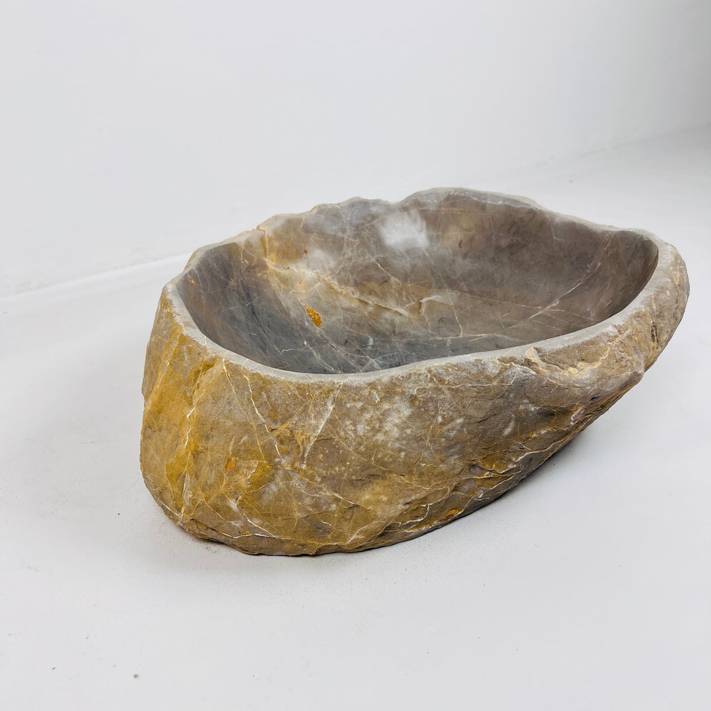 Amber Grazed River Stone Sink