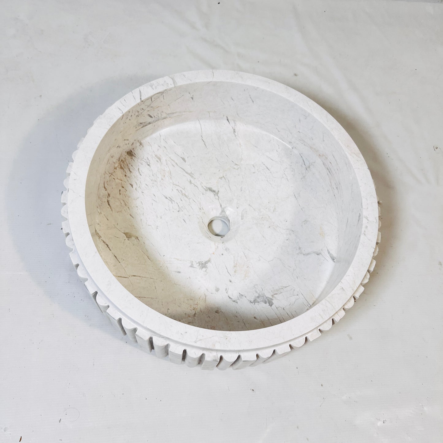 Stator Sink - Cheetah White