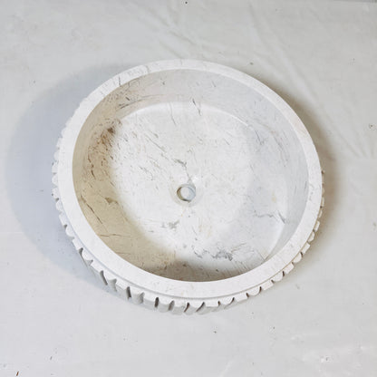 Stator Sink - Cheetah White