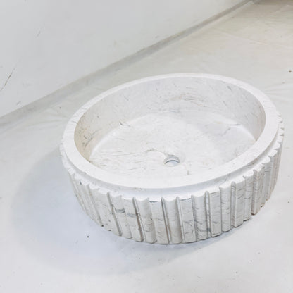 Stator Sink - Cheetah White