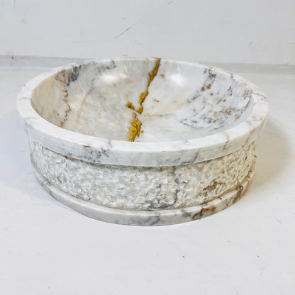 Tranquil Marble Sink - Cheetah Gold