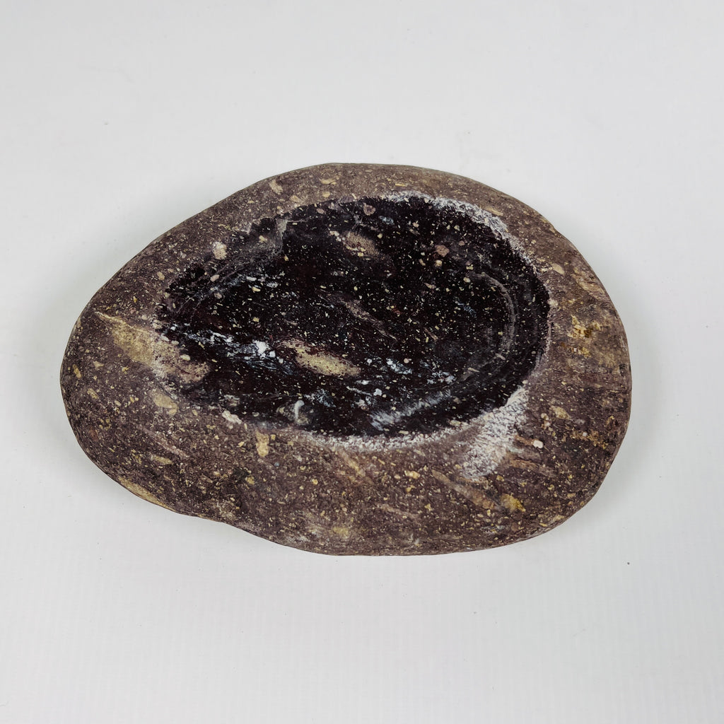 Burgundy River Stone Soap Dish