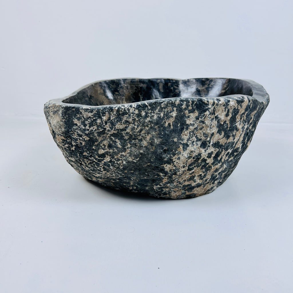 Cheetah Marked River Stone Sink