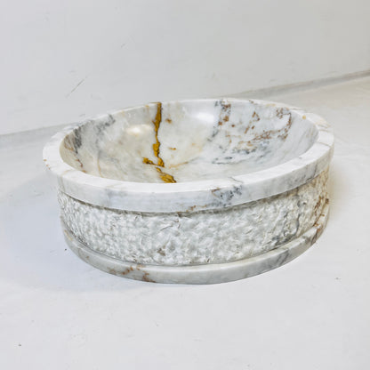 Tranquil Marble Sink - Cheetah Gold