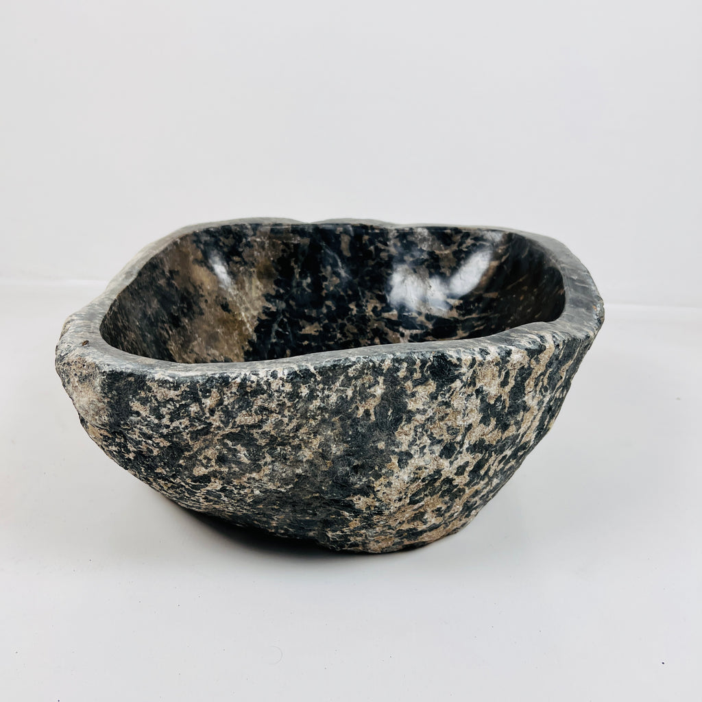 Cheetah Marked River Stone Sink