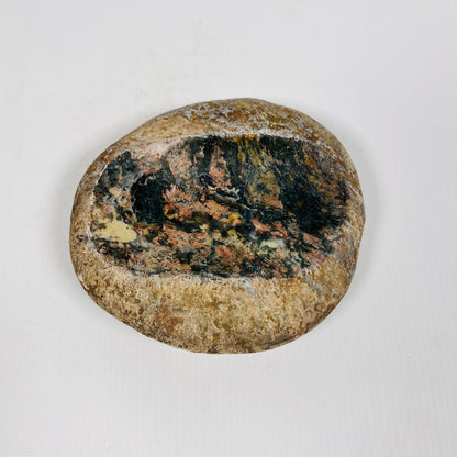 Gold Brushed Soap Dish - Riverstone