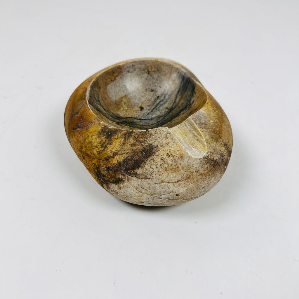 River Stone Honey Lined Ash Tray