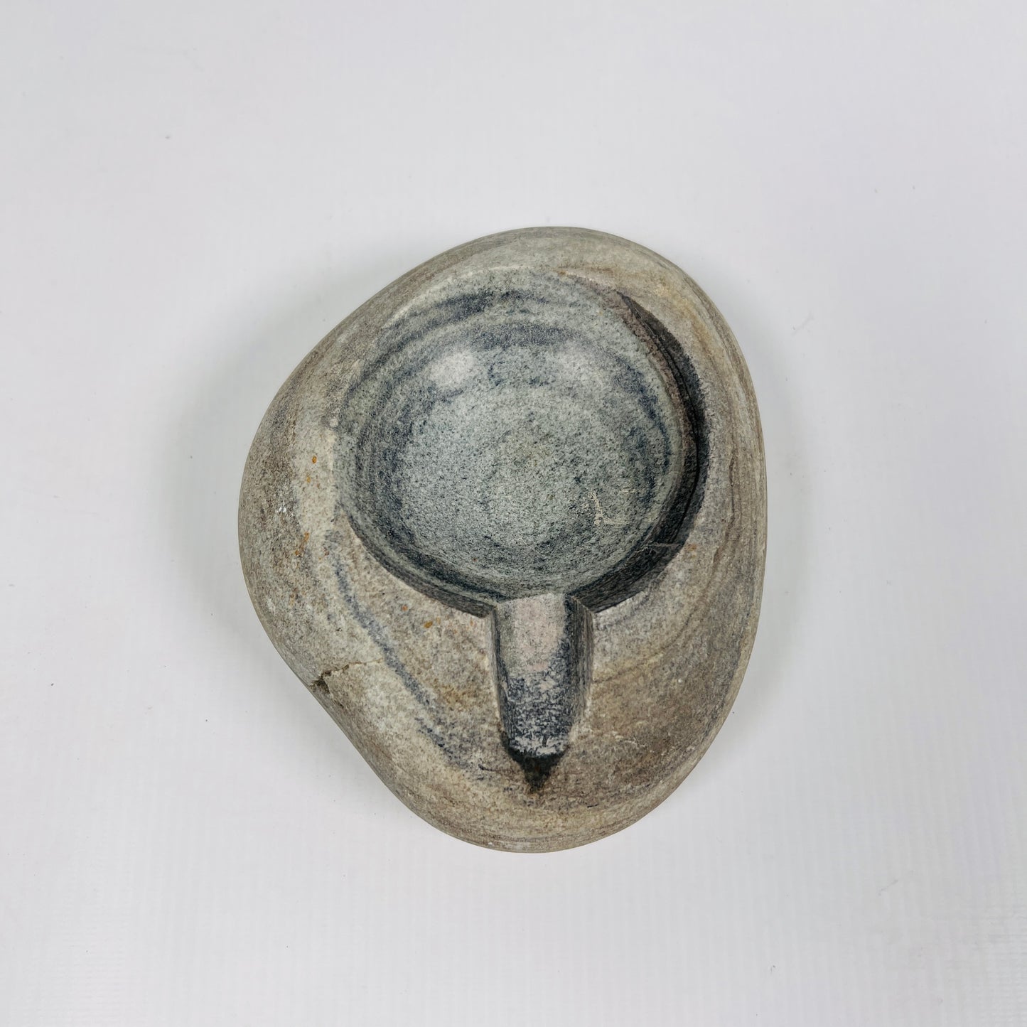 Tidal Rift Ash Tray - River Stone