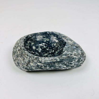 Dark Grey Speckled Ash Tray - River Stone