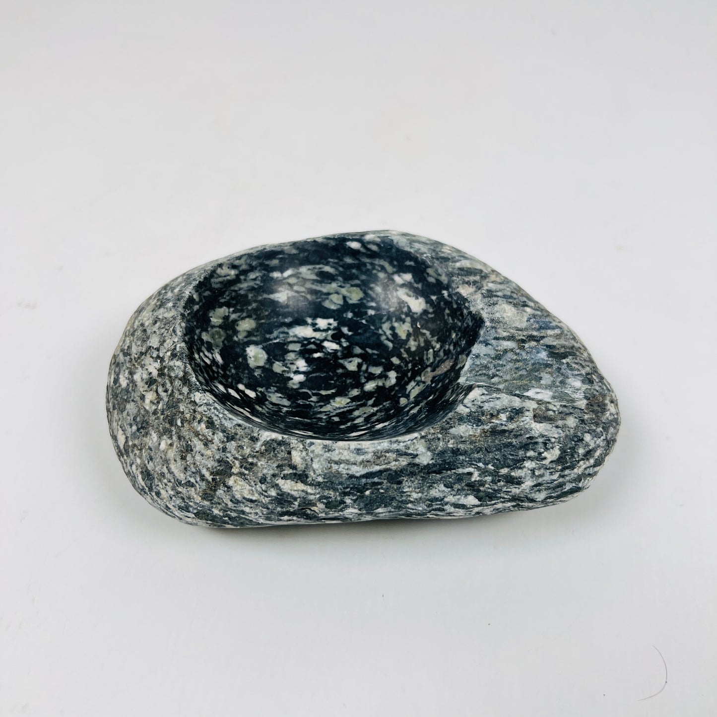 Dark Grey Speckled Ash Tray - River Stone