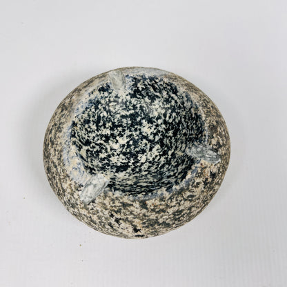 Circular Grained Ash Tray - Riverstone