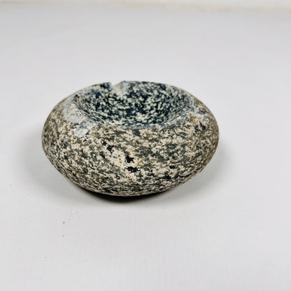Circular Grained Ash Tray - Riverstone