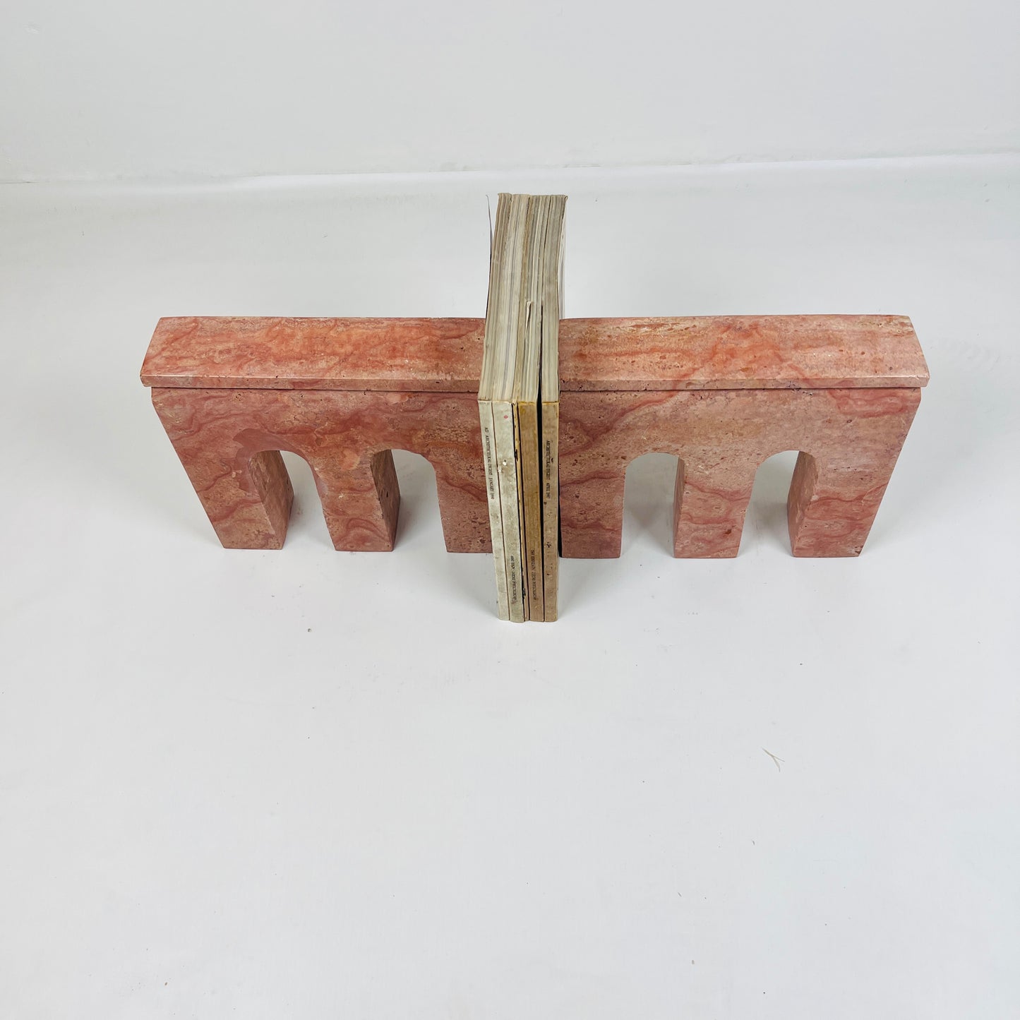 Bridge Bookends Pair - Red