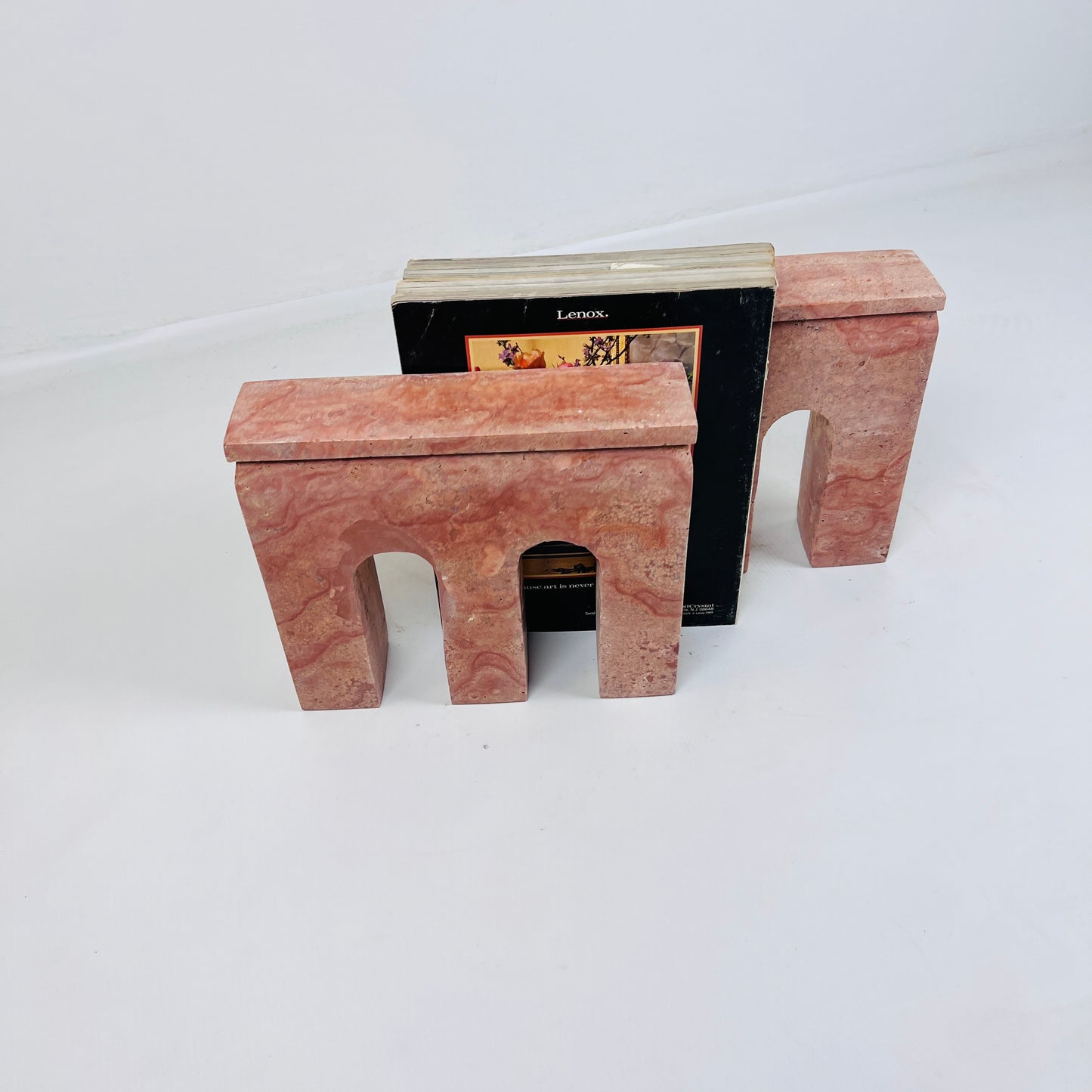 Bridge Bookends Pair - Red