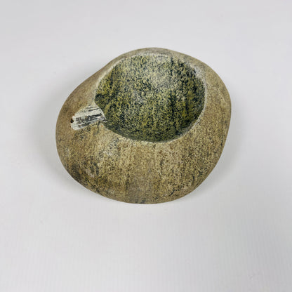 Moss Ash Tray - River Stone