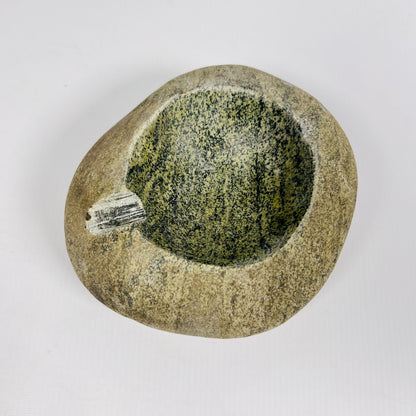 Moss Ash Tray - River Stone