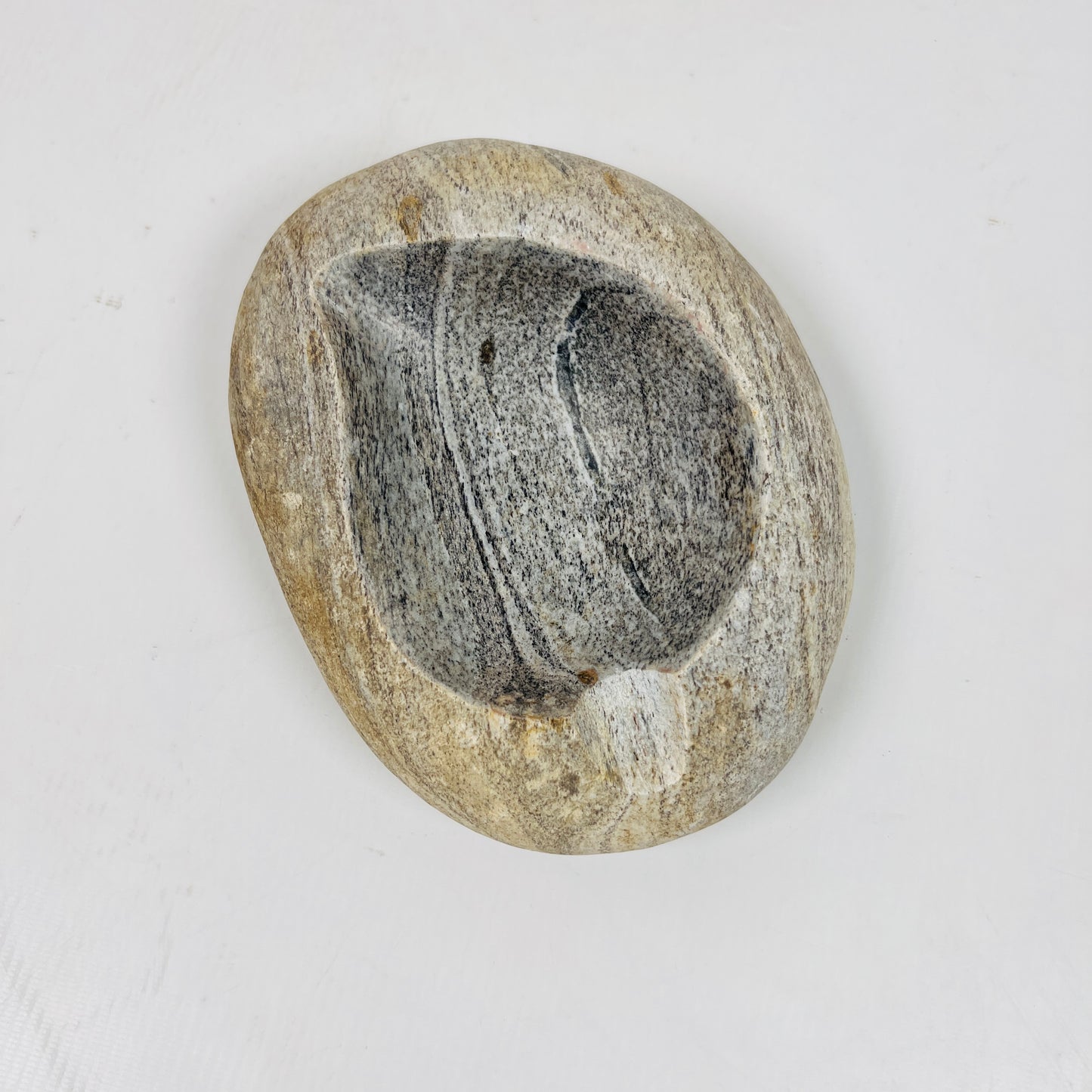 Tear Drop Ash Tray - River Stone