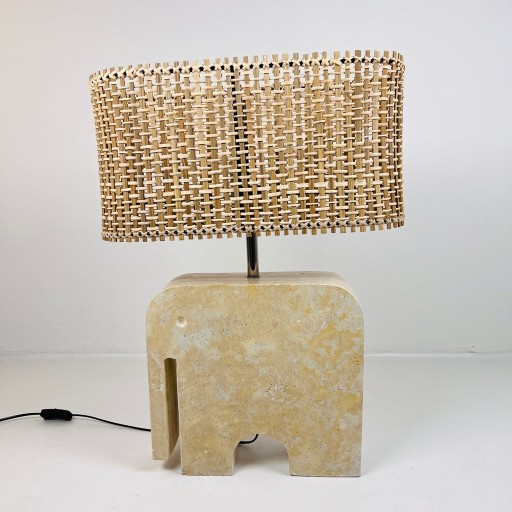 Elephant Stoned Table Lamp