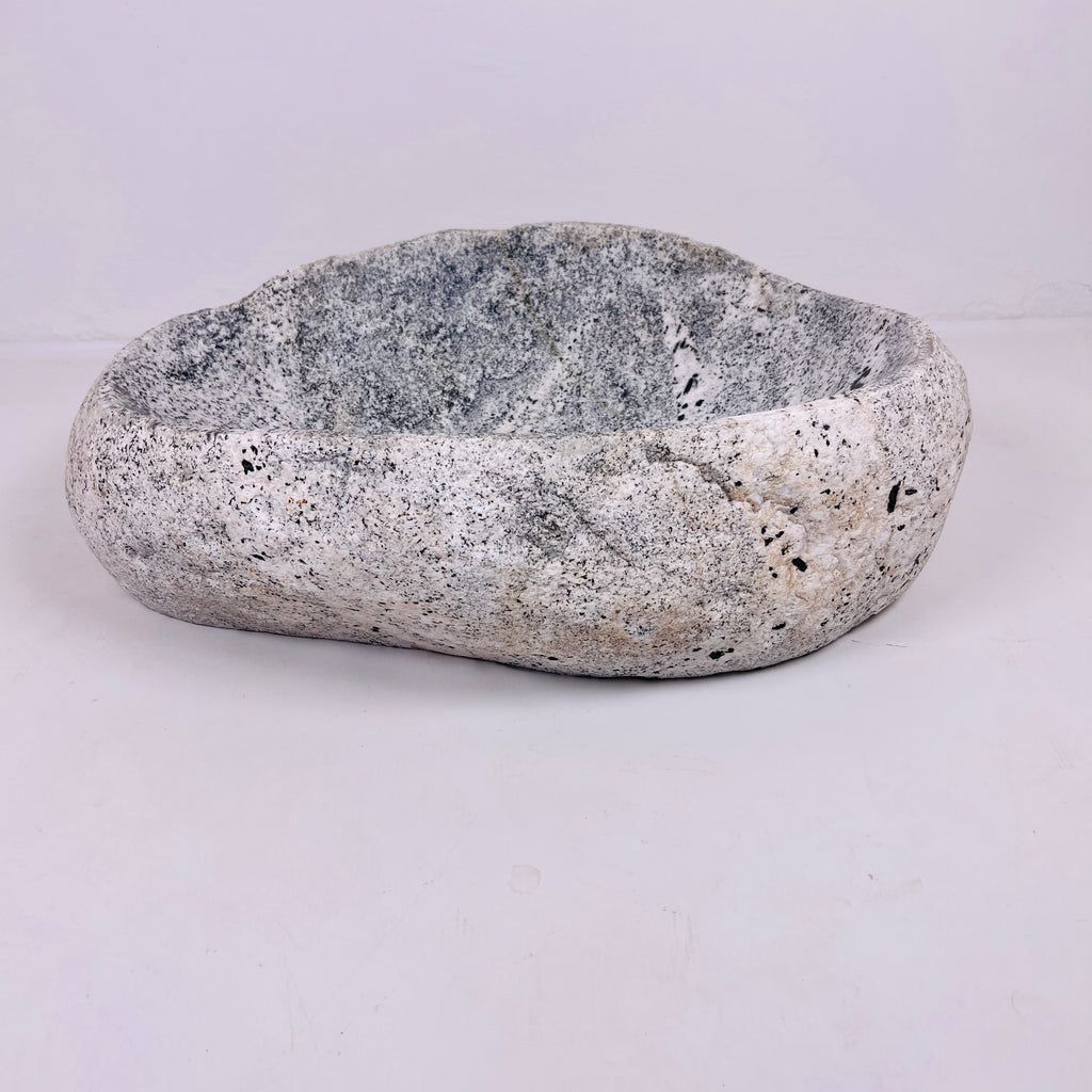 Grey Hued River Stone Sink