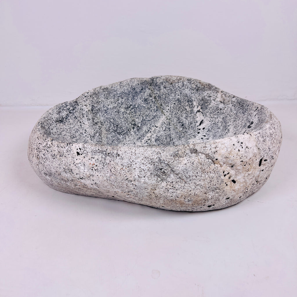 Grey Hued River Stone Sink