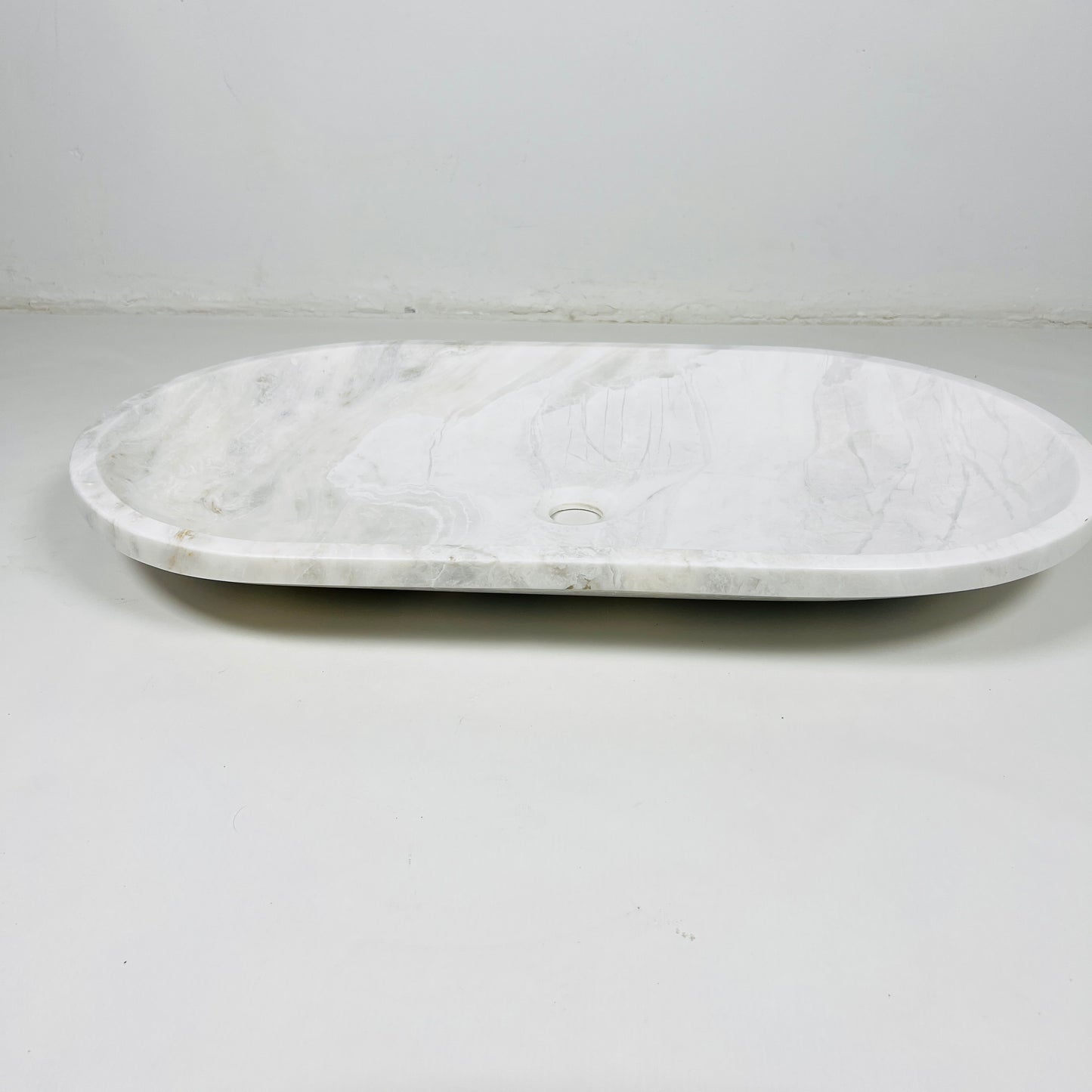 Oblong Sink - Cheetah White